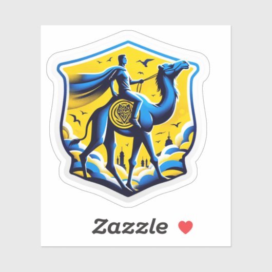 RONALDO AL NASSR-FOOTBALL STICKER (Vel)