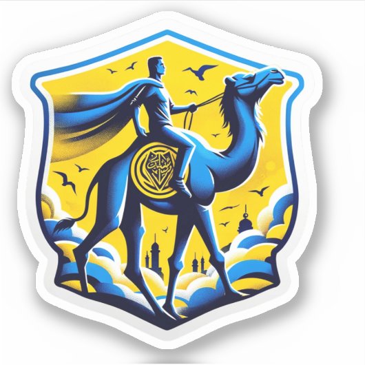 RONALDO AL NASSR-FOOTBALL STICKER (Voorkant)