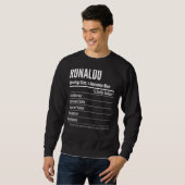 Ronaldo Gift, Voedingswaarde Feiten Serving Size,  Trui (Voorkant volledig)
