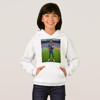 Ronaldo in een turquoise en rood gestreept tenue m