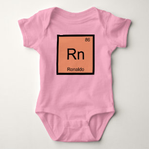 Ronaldo Name Chemistry Element Periodic Table Romper
