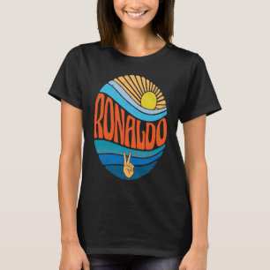 Ronaldo  Sunset Ronaldo Groovy Tie Dye T-shirt