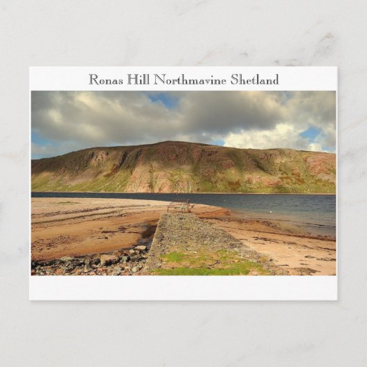 RonasHill, Ronas Hill Northmavine Shetland Briefkaart (Voorkant)