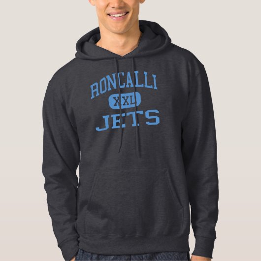 Roncalli - Jets - High - Manitowoc Wisconsin Hoodie (Voorkant)