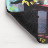 rond 1905 losbandige vrouw RPPC nr. 1 Muismat (Hoek)