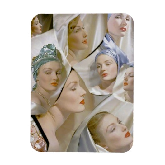 rond 1940 mooie vrouwen magneet (Verticaal)