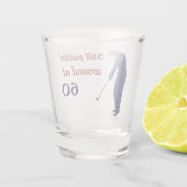 Rond 60 uur 's ochtends shot glas (Achterkant)