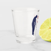 Rond 60 uur 's ochtends shot glas (Links)