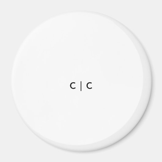 Rond, 7,62 cm magneet (Voorkant)