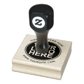 Rond Aangepaste Uw Bedrijf Logo Rubberstempel (Stempel)