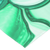 Rond-achtige stenen in lichtgroene tinten tafelkleed (Gekanteld)