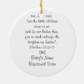 Rond Baptismal Ornament (Achterkant)