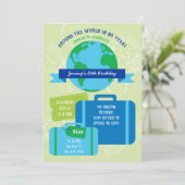 Rond de 80e verjaardag van de uitnodiging (Staand voorkant)