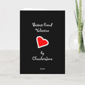 Rond de Bend Valentijn Feestdagen Kaart (Achterkant)