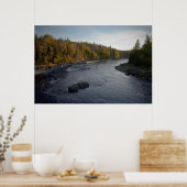 Rond de bocht van de fijne kunstafdruk poster (Keuken)