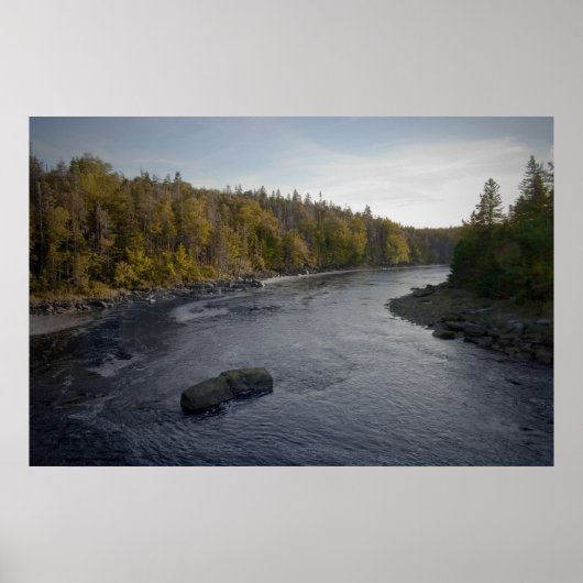 Rond de bocht van de fijne kunstafdruk poster (Voorkant)