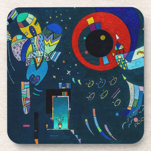 Rond de Cirkel - Kandinsky Bier Onderzetter (Voorkant)
