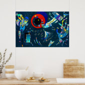 Rond de Cirkel - Kandinsky Poster (Keuken)