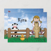 Rond de harten notitiekaartje (Voorkant / Achterkant)