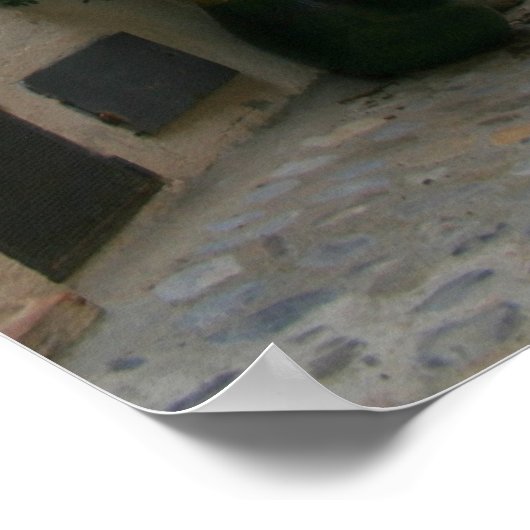 Rond de hoek poster (Hoek)