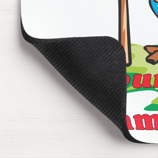 Rond de kampvuur muismat (Hoek)