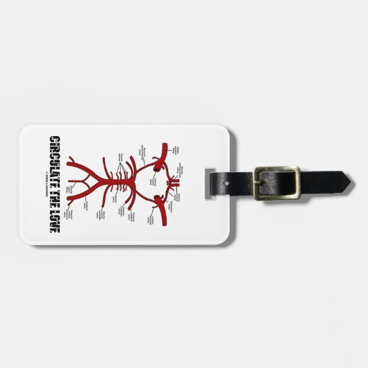 Rond de liefde (cirkel van Willis) Bagagelabel (Voorkant horizontaal)