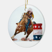 Rond de loop keramisch ornament (Links)