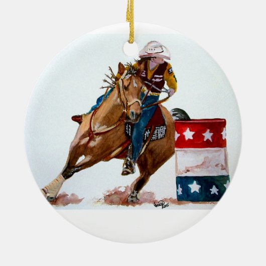 Rond de loop keramisch ornament (Achterkant)