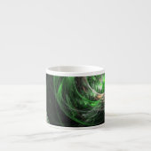 Rond de Mok van World Green Abstract Art Espresso (Voorkant)