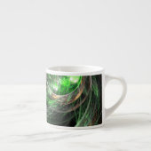 Rond de Mok van World Green Abstract Art Espresso (Rechts)