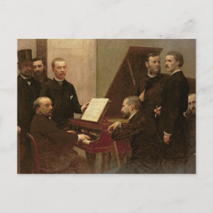 Rond de Piano, 1885 Briefkaart