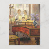 Rond de Piano Briefkaart (Voorkant)