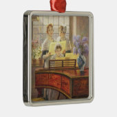 Rond de Piano Metalen Ornament (Rechts)