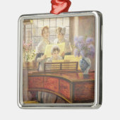 Rond de Piano Metalen Ornament (Links)