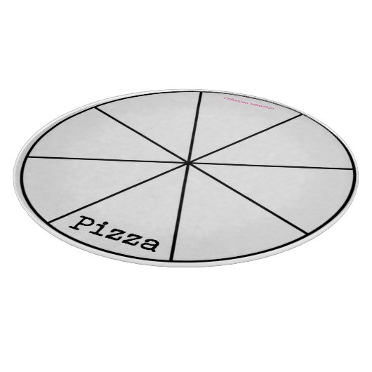 Rond de Pizza Slicing Guide Snijplank (Hoek)