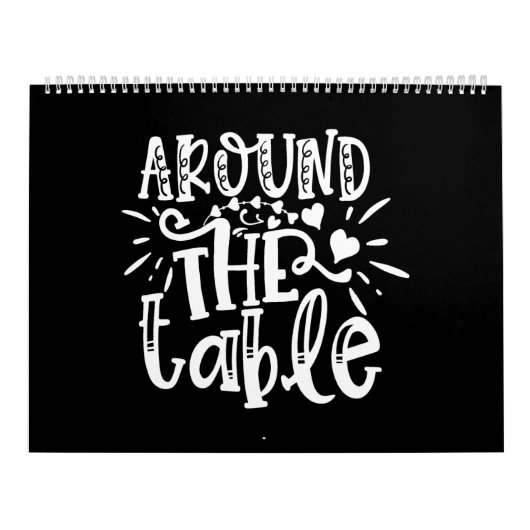 rond de tafel kalender (Hoes)