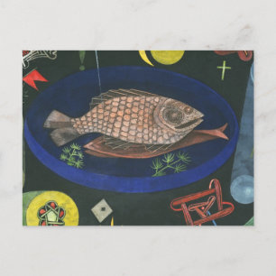 Rond de vis Paul Klee Briefkaart