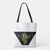 Rond de weg meisje tote bag (Achterkant)