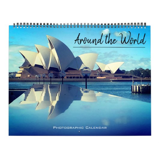 rond de wereld 2027 (met locaties) groot kalender (Hoes)