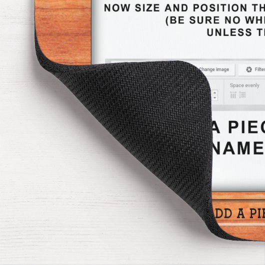 Rond de wereld aangepaste Muismatten voor kunst en (Hoek)