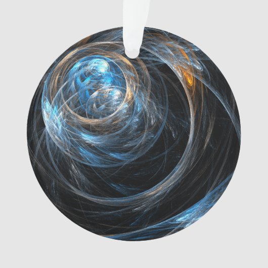 Rond de Wereld Abstracte Kunst Acrylcirkel Ornament (voorkant)