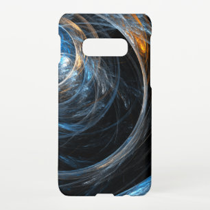 Rond de wereld Abstracte matte Samsung Galaxy S10E Hoesje