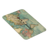 Rond de Wereld Afbeelding Magnet Magneet (Rechterzijde)