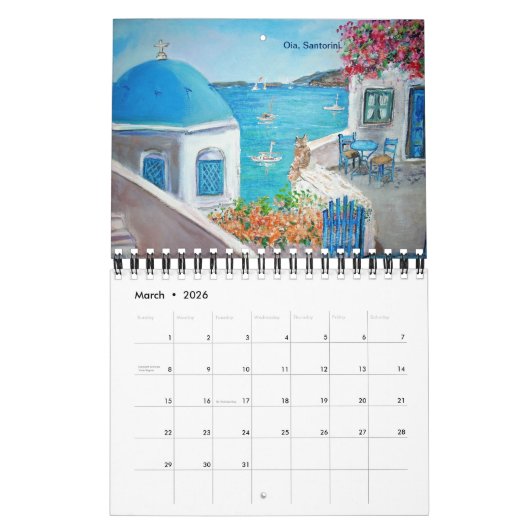 Rond de wereld, Agenda 2018 Kalender (Mar 2026)