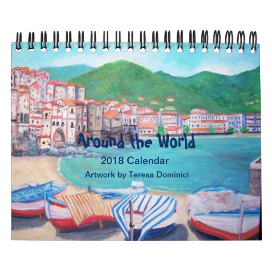 Rond de wereld, Agenda 2018 Kalender (Hoes)