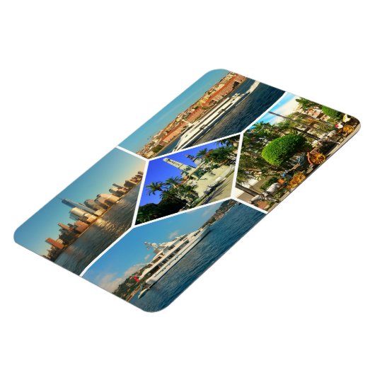 Rond de Wereld Collage Magneet (Linkerzijde)