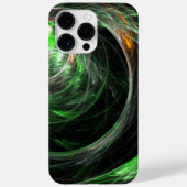 Rond de Wereld Groene Abstracte Kunst Case-Mate iPhone Case (Achterkant)