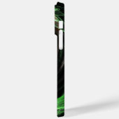 Rond de Wereld Groene Abstracte Kunst Case-Mate iPhone Case (Achterkant / Links)