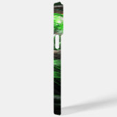 Rond de Wereld Groene Abstracte Kunst Case-Mate iPhone Case (Achterkant / Rechts)