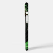 Rond de Wereld Groene Abstracte Kunst Case-Mate iPhone Case (Achterkant / Links)
